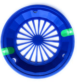 Reusable Plastic Paper Plate Holders Set Of 4 Blue Shade May Vary
