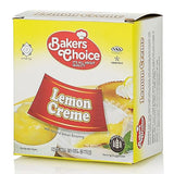 Lemon Pie Filling, 12 oz - Lemon Cake Filling Cream - Pastry Filling Cake Donut and Dessert Topping and Spread - Kosher - by Bakers Choice