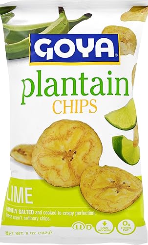 Goya Plantain Chips Lime, 5 Oz