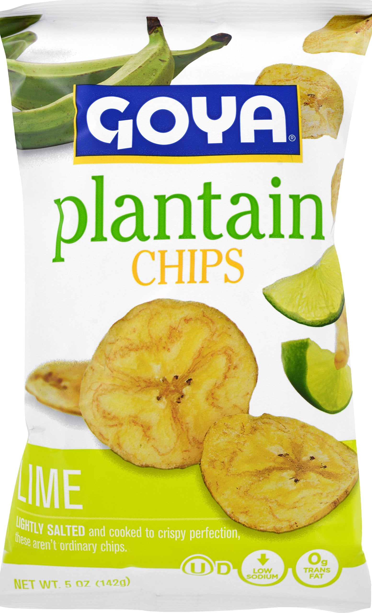 Goya Plantain Chips Lime, 5 Oz