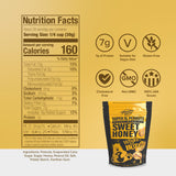 Hampton Farms - Super Extra-Large Sweet Honey Roasted Peanuts - 40 oz Resealable Bag - 2-Pack - Crunchy Glazed Snack for Charcuterie Boards, Lunches
