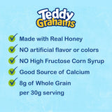Teddy Grahams, Honey Graham Snacks, Kids Snacks, 10 Ounce