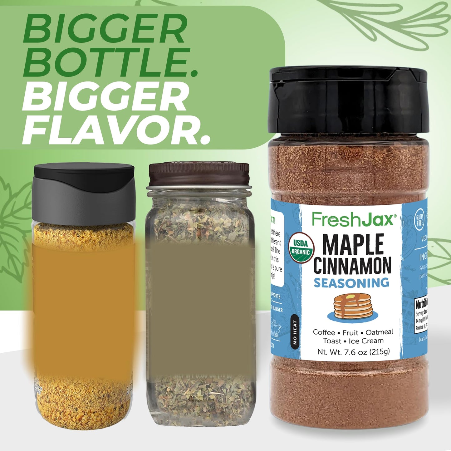 Organic Salt-Free Italian Seasoning, FreshJax Herb Blend for Pasta Pizza