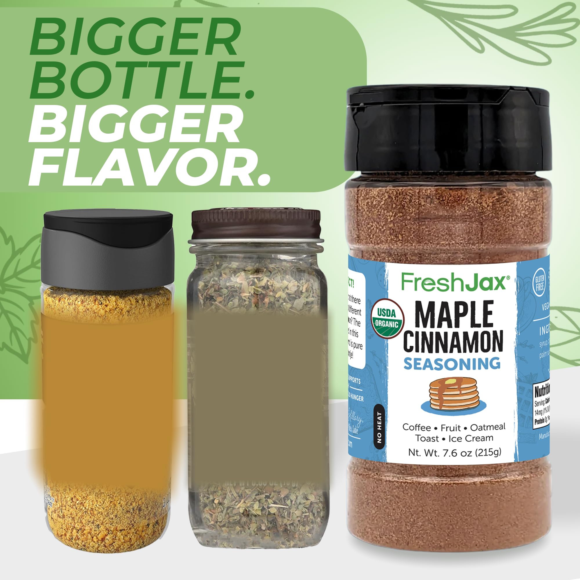 Organic Salt-Free Italian Seasoning, FreshJax Herb Blend for Pasta Pizza