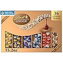 Lindt LINDOR Deluxe Assorted Chocolate Candy Truffles Gift Box, 15.2 oz., Full Size