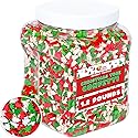 Christmas Sprinkles - 1.2 Pounds - Bulk Red and Green Tree Confetti - Holiday Sprinkles for Cookie Decorating - Christmas Jimmies for Gingerbread