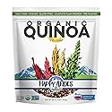 Happy Andes Tri-Color Organic Whole Grain Quinoa Non-GMO, Non Gluten, Ready to Cook Food for Oats & Seeds Recipes, Healthy Meal with Vitamins & Protein, Best Value, 3 lb