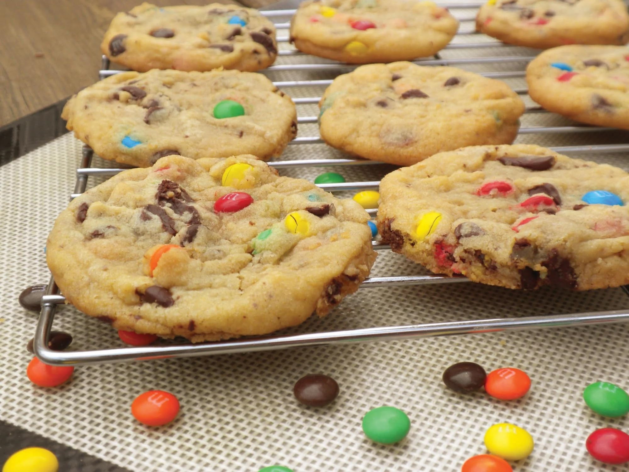 Heartland Gourmet M & M Cookie Mix | Makes Approximately 20 Cookies | Easy to Bake | Make Your Own Fresh Warm Cookies | Product of Nebraska | Pack of 1