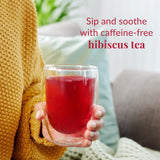 The Republic of Tea, Hibiscus Blueberry Superflower Herbal Tea, 36 Tea Bag Tin