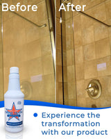Bring It On Cleaner Hard Water Stain Remover 16 oz | Glass, Soap Scum Remover for Shower Glass, Fiberglass, Windows, Tile and Grout Cleaner