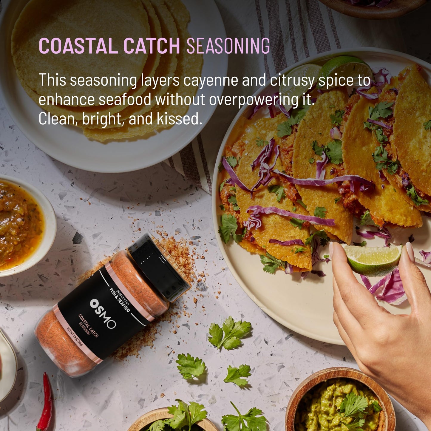 Osmo Seasoning Bundle By Chef Nick DiGiovanni - Premium Gourmet Seasoning Collection Perfect for Chicken, Steak, Fish or Vegetables, Chef-Selected