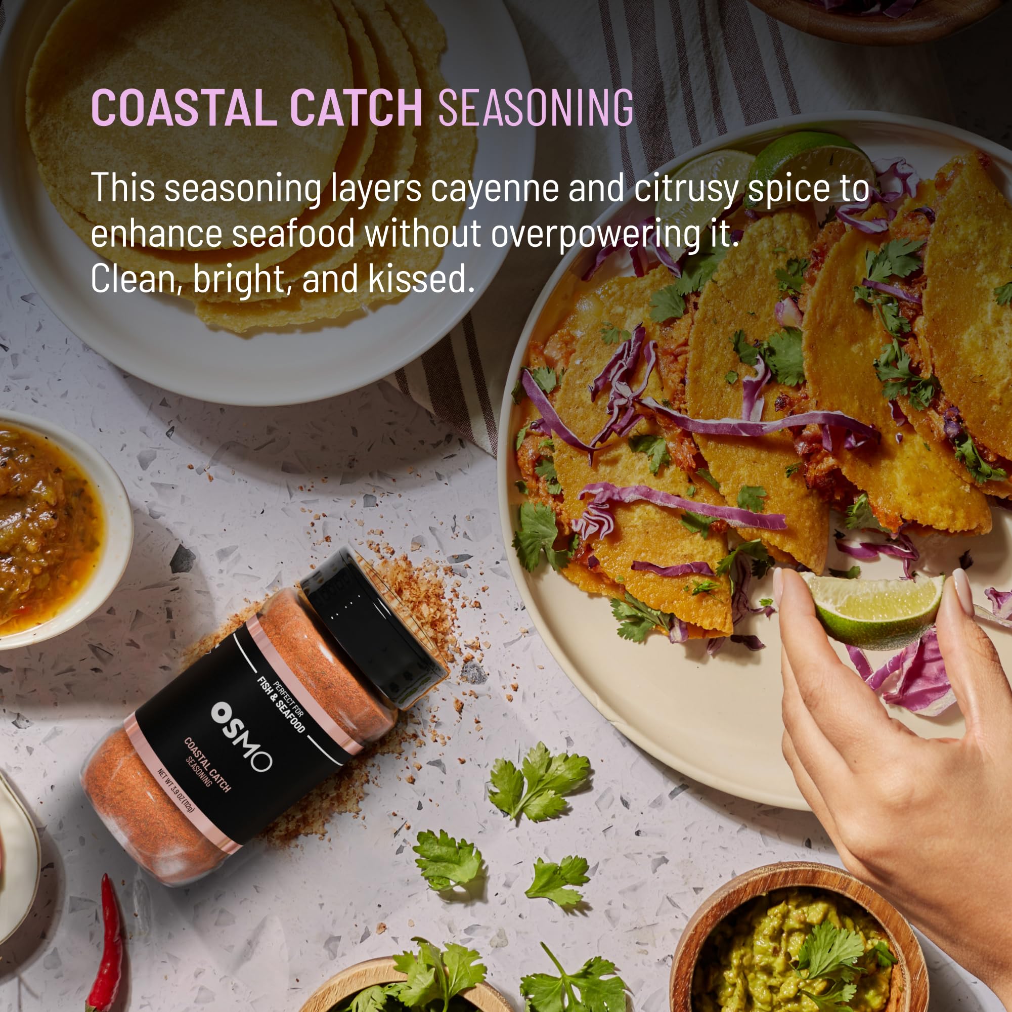 Osmo Seasoning Bundle By Chef Nick DiGiovanni - Premium Gourmet Seasoning Collection Perfect for Chicken, Steak, Fish or Vegetables, Chef-Selected
