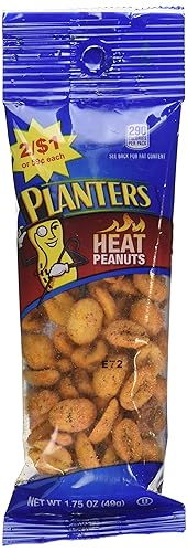 Planters Heat PeanutsTubes - 1.75 oz - 18 ct