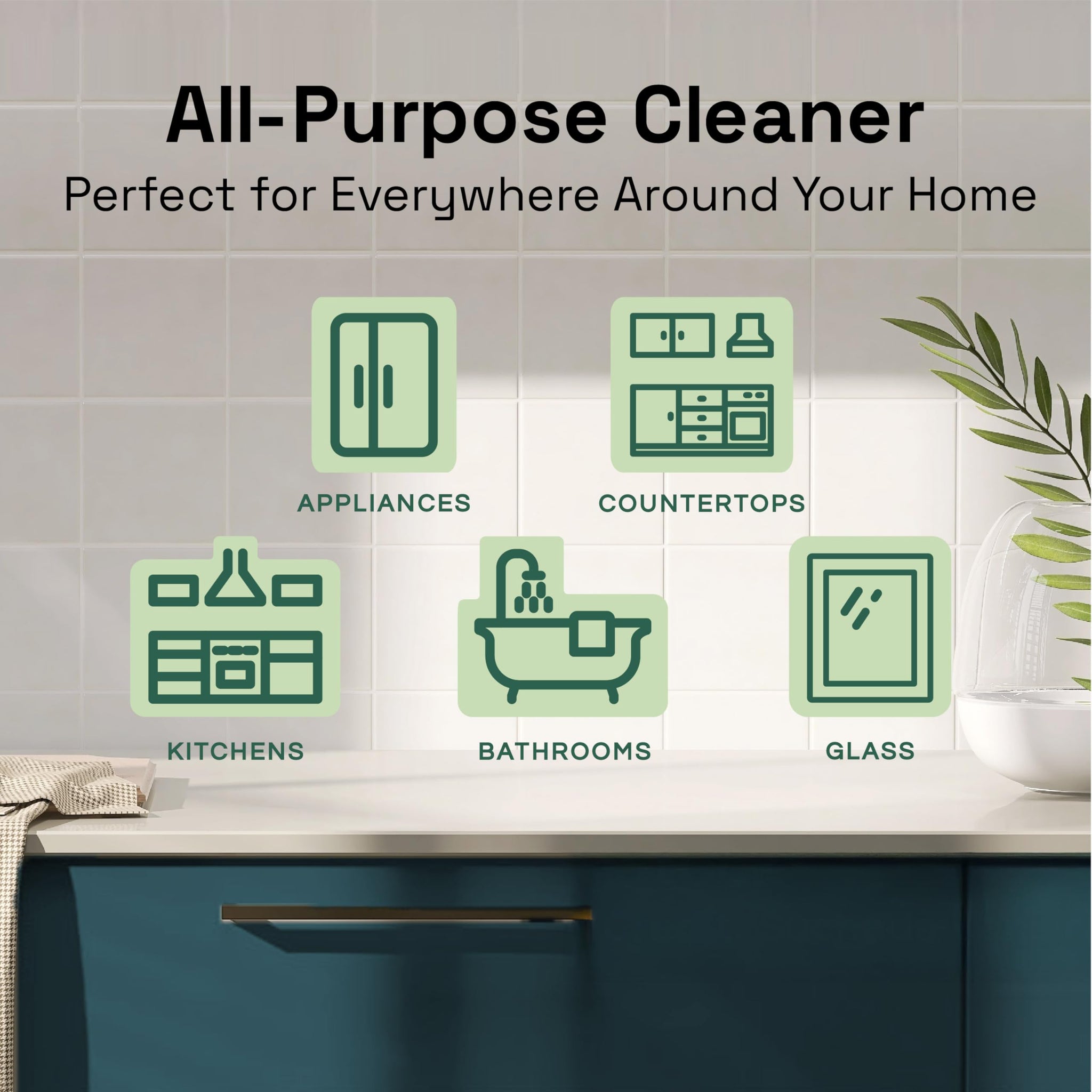 Clean Republic All-Purpose Cleaner, Daily Use Cleaning Spray for Kitchens, Bathrooms, and More (F-Style Gallon (Pack of 1))