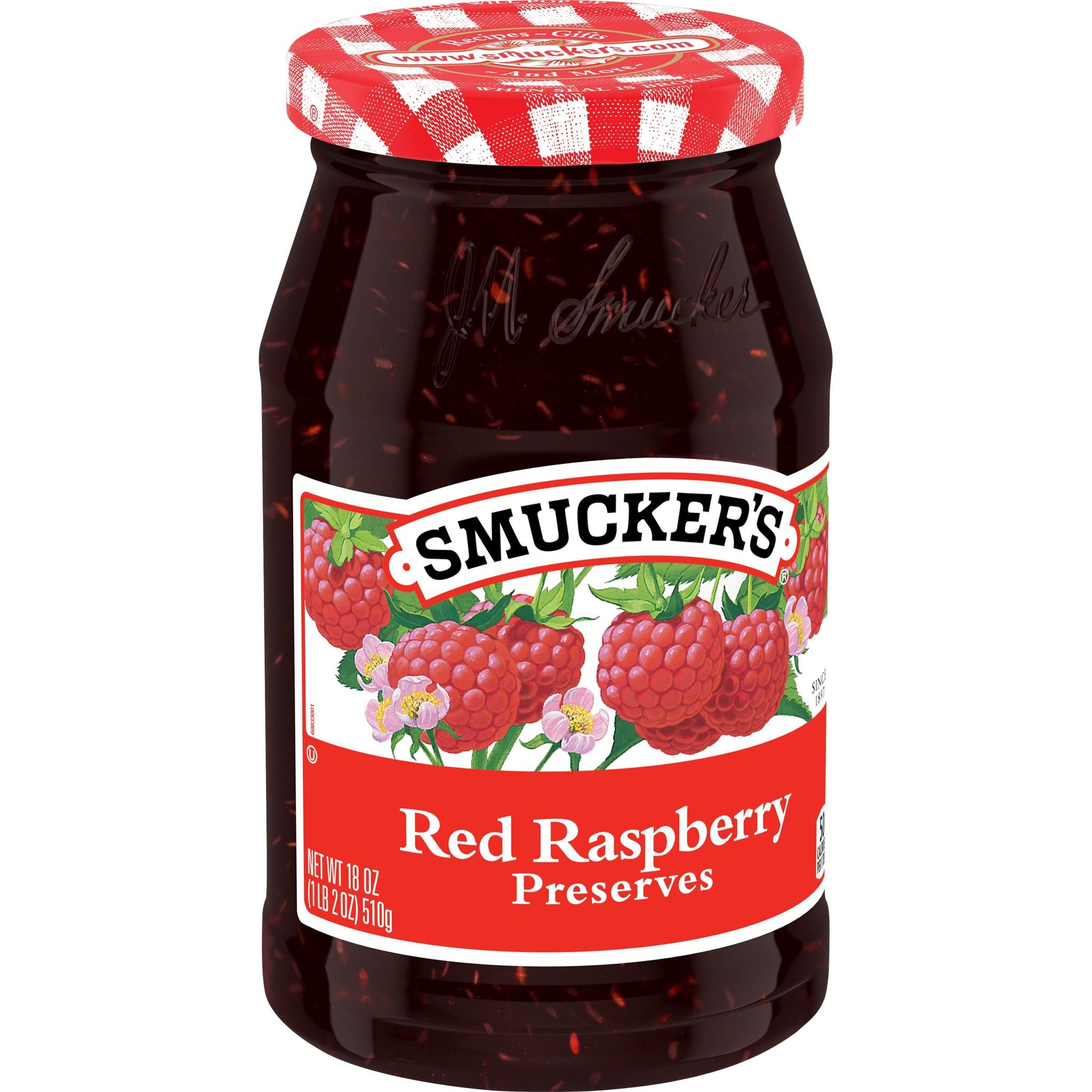 Smucker's Red Raspberry Preserves, 18 Ounces