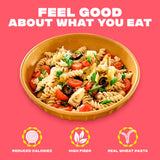 Carbe Diem!, Rotini, Lower Net Carb Pasta with Traditional Flavor & Texture, 8 grams of Protein, 55% Fewer Net Carbs & Only 110 Calories Per Serving