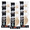 Eureka Tortilla Organic Everything & More Flour Tortillas | Organic Artisanal Tortillas | 6” Mini Wrap Whole Grains | Vegan, Non-GMO, Low Calorie | (9