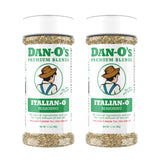 Dan-O's Italian-O Seasoning, 1.7 oz Bottle, 2 Pack, Italian Seasoning for Pasta, Pizza, Salad, Veggies and More, Sugar Free, Zero Calorie, Use this