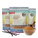 Big Tree Farms Organic Vanilla Coconut Sugar - Coconut Palm Sugar, Unrefined, Fine Crystals, Cane Sugar Replacement, Coconut Blossom Nectar, Vegan
