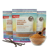 Big Tree Farms Organic Vanilla Coconut Sugar - Coconut Palm Sugar, Unrefined, Fine Crystals, Cane Sugar Replacement, Coconut Blossom Nectar, Vegan