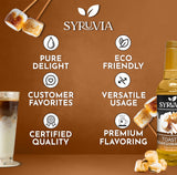 Syruvia Coffee Syrup, Toasted Marshmallow Flavored Syrup for Drinks, Lattes, and Desserts - 25.4 fl oz, With Pump