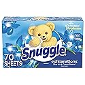 Snuggle Fabric Softener Dryer Sheets, Blue Iris & Ocean Breeze, 70 Count