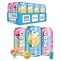 Cove Prebiotic Soda Soft Drinks with Zero Sugar - Refreshing Healthy Soda Alternative with 4g of Fiber for Digestive Support - Natural, Caffeine Free