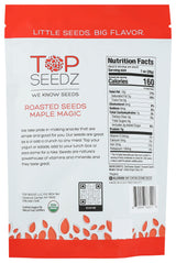 Top Seedz, Seeds Roasted Maple Syrup Orgnic, 6 Ounce