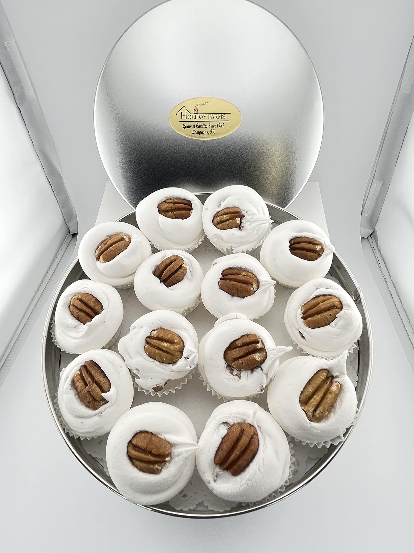 24 Piece Divinity Gift Tin (With Pecans)