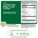 Cardio Care Organic Coffee Pods - Probiotic Coffee with Cacao, Ginger, Turmeric & Cinnamon - Healthy Superfood, Mold Free, Vegan, Gluten Free