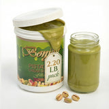 Bonjour Pistachio Cream for Dubai Chocolate, Filling, Topping & Bread - Non-GMO, No Palm Oil - Premium Smooth 1kg Bulk Jar Pistachio Butter Spread