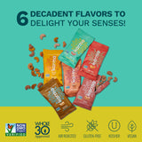 Karma Nuts Flavored Cashews Variety Pack (1.5 oz, Pack of 6) - Whole Roasted Cashews, Healthy Snacks for Adults - Gluten Free Vegan Snacks, Vegan, Non