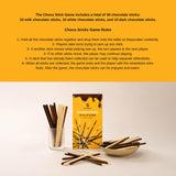 Gifteay Edible Chocolate Sticks Game - 3 Flavors Assorted Trio Pack, 200g