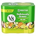 V8 Deliciously Green 100% Fruit and Vegetable Juice, 8 fl oz Can (6 Pack)