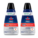 Bissell Professional Spot and Stain + Oxy Portable Machine Formula, 2-Pack, 20389, 64 Fl Oz