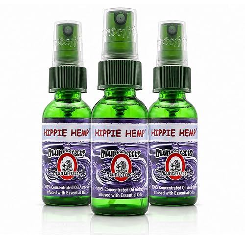 Blunteffects Blunt Effects 100% concentrated Air Freshener Oder Neutralizing Spray (hippie hemp 3 Pack)