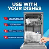 Finish Dishwasher Cleaner Tablets, Deep Cleans Hidden Grease & Grime, Fights Odors, No Extra Wash Cycle, Helps Maintain Dishwasher, 12 Month Supply