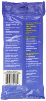 Ettore Clean Screens, 25 Wipes Per Pack