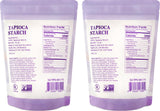 52USA Tapioca Starch, 28oz (Pack of 2), Tapioca Flour (794g), Gluten Free, Kosher, Vegan, No Preservatives, All Natural, Thickener for Soups, Gravies