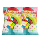 24 Ct Unicorn Tears Rainbow Candy Bulk Pack - Sweet Cherry, Lemon, Lime, Orange, Blue Raspberry Fruity Chews - Kosher Easter Snacks - Mini Easter