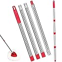 Ashsajkd Spin Mop Replacement Handle, 30-58 inch Handle/Stick Compatible for Oceda EasyWring 1 Tank System and RinseClean 2 Tank, American Threaded