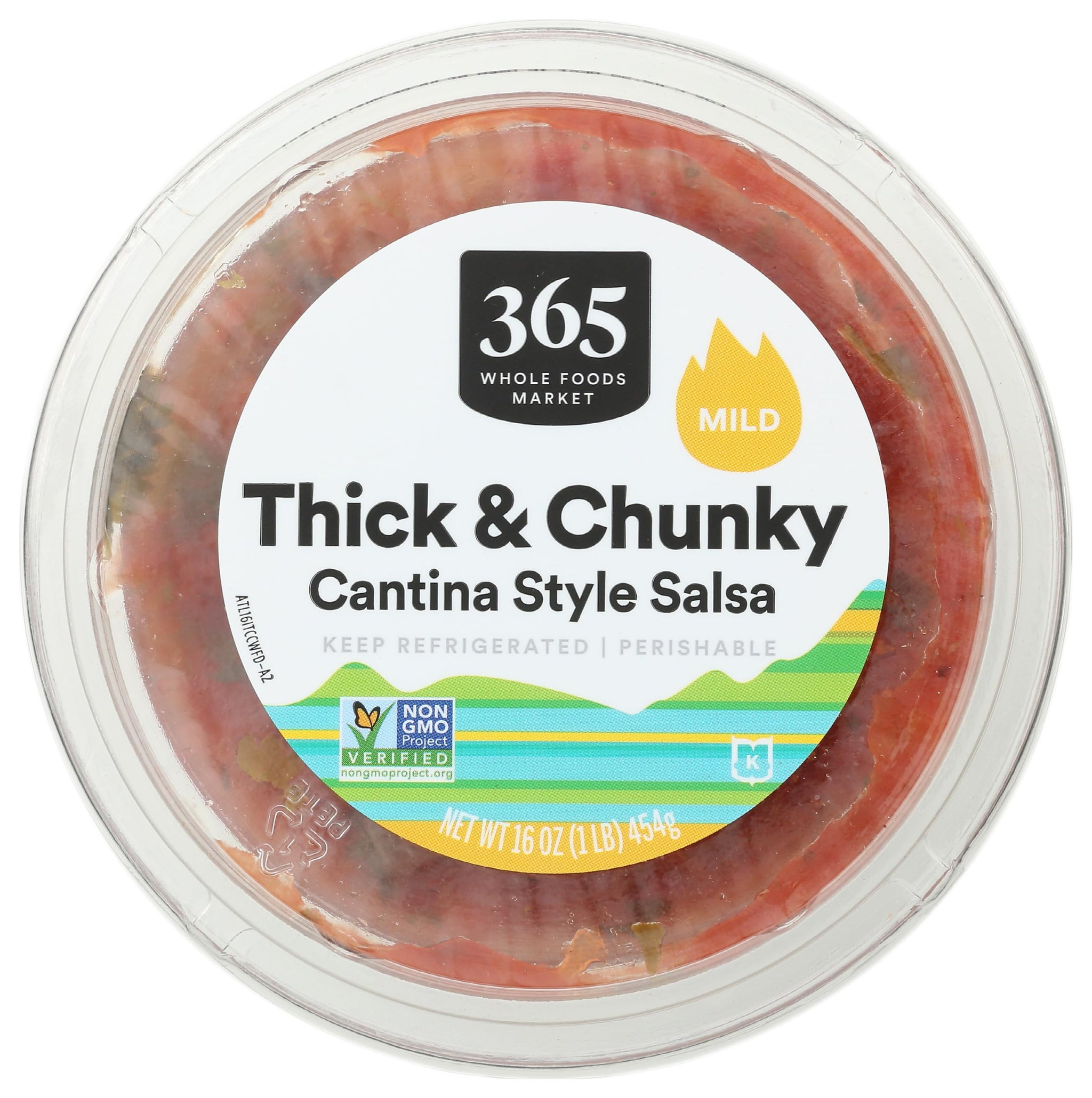Whole Foods Market Mild Cantina Style Salsa Thick & Chunky, 16 oz