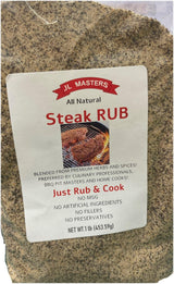 JL Masters STEAK Rub-One Pound Package