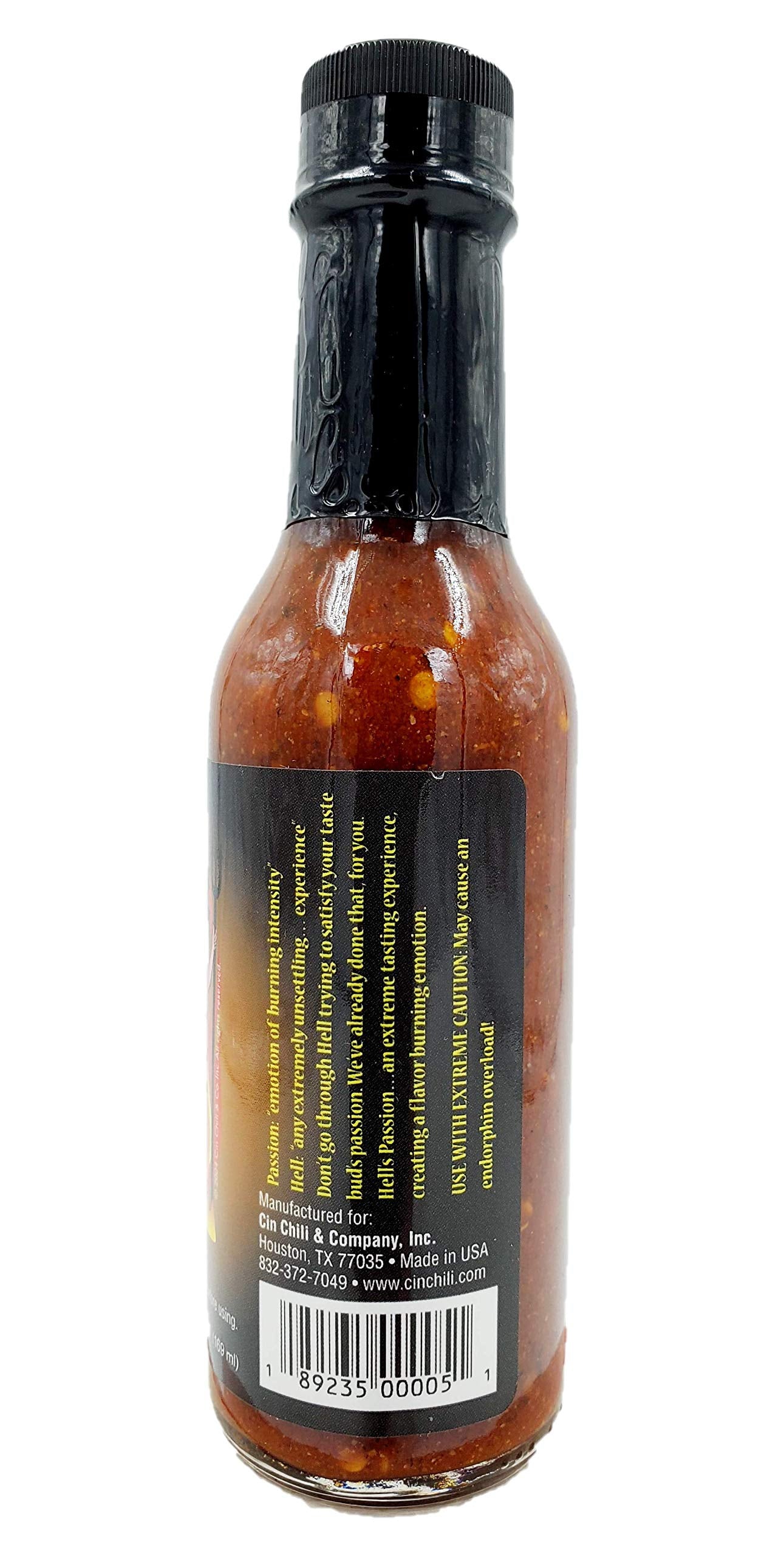 Hell's Passion Habanero Hot Sauce