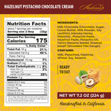 ANDREANO Dubai Gold Chocolate Hazelnut Pistachio Cream with Manuka Honey - Crispy Kataifi Spread - Gourmet Dessert Filling & Chocolate Treat - 7.2 oz