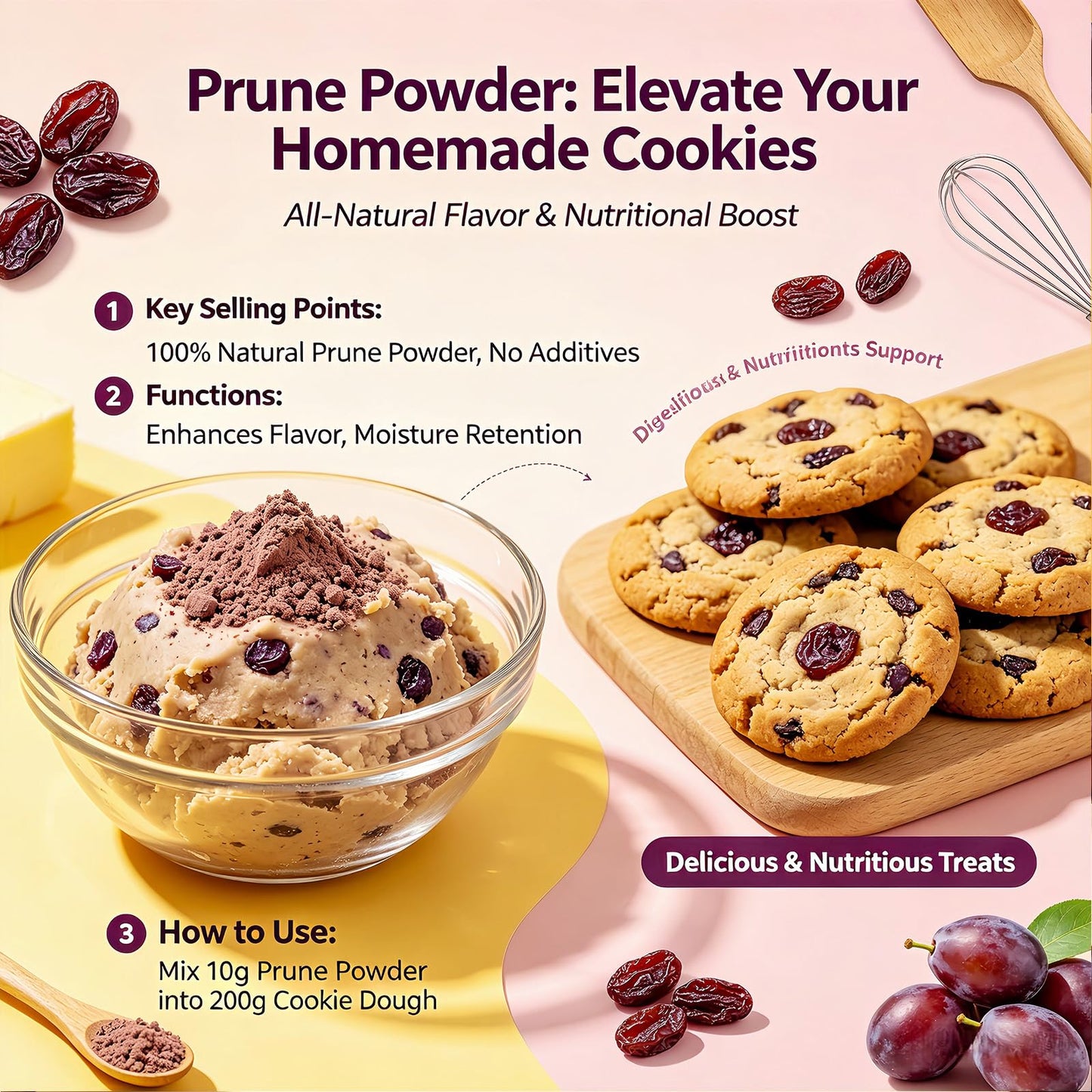 10oz Acai Powder for Smoothies, Oatmeal & Baking | Plant-Based, Keto Diet Friendly | 280g Plastic Jar