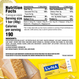LUNA Bar - LemonZest Flavor - Snack Bars - Non-GMO - Gluten-Free Protein Bars - Made with Organic Oats (1 Count)
