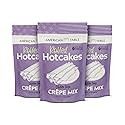 Gluten Free Rolled Hotcakes Crepe Mix by American Table, Made with American-Grown Ingredients & Pure Vanilla, French-Style, Non-GMO, Low Sugar, No Preservatives, Makes 72 Crepes (14 oz, Pack of 3)