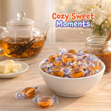 Sugar Free Butterscotch Hard Candy - 1 Pound Pack - Hard Candy Individually Wrapped - Sugarless Candies for Office Bowls, Snacking, Sharing