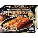 Amy's Frozen Meals, Black Bean Vegetable Enchilada, Made With Organic Corn and Black Beans, Gluten Free Microwave Meals, 9.5 Oz
